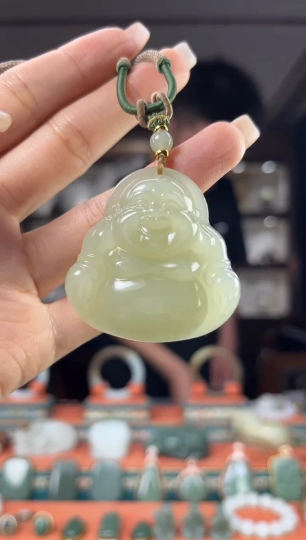 颈饰未镶嵌和田玉佩佩45mm左右