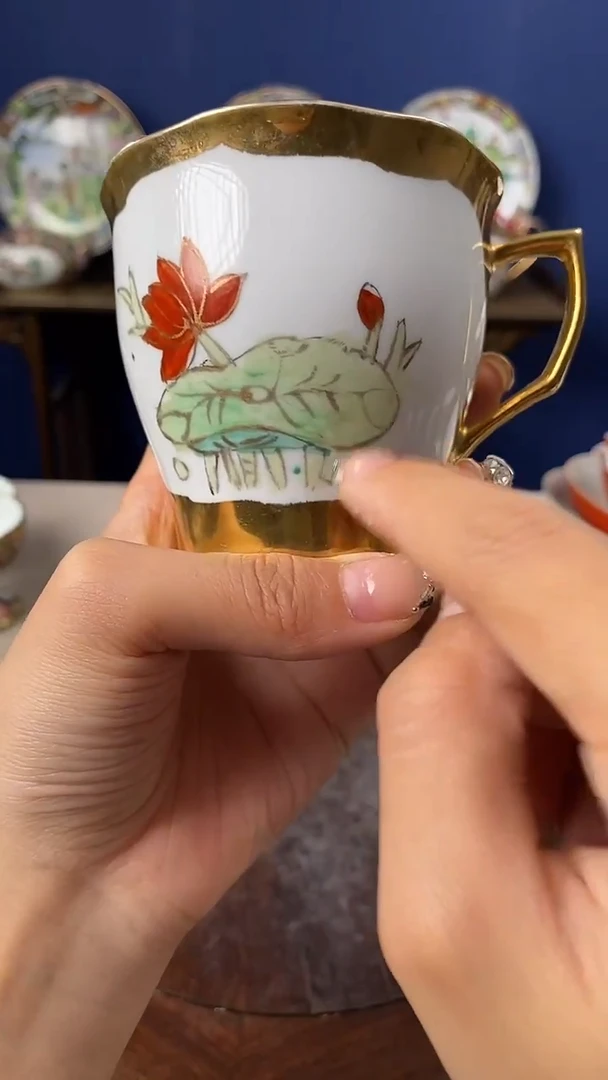 瓷片微瑕景德镇窑厂瓷摆件单件