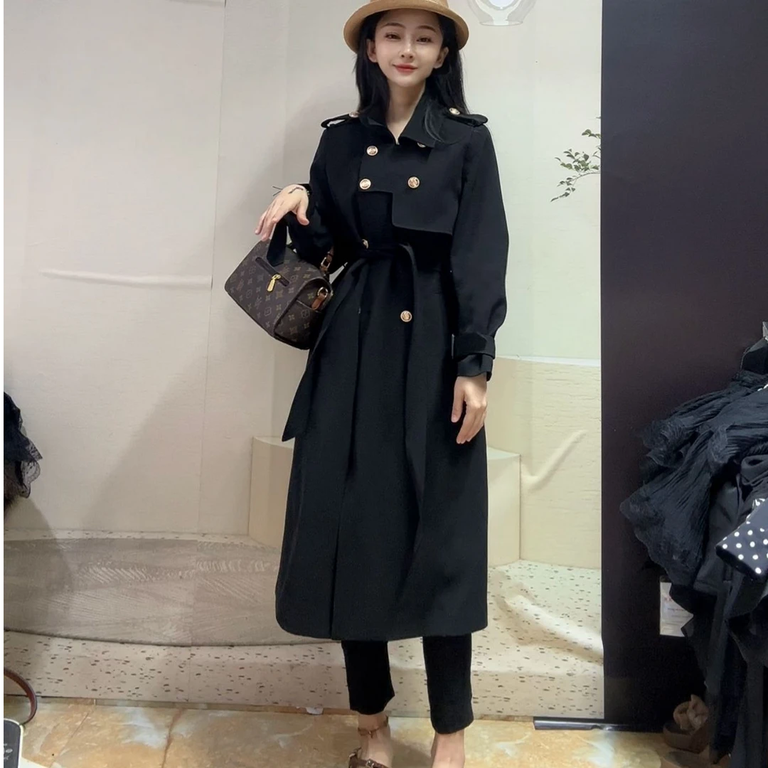 小个子定制2025秋季新款气质长款风衣