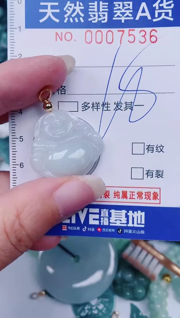 颈饰未镶嵌翡翠00007536