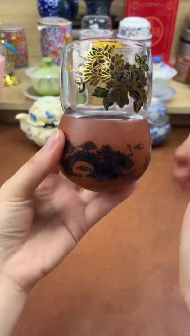 陶陶瓷茶具摆件旅行套组