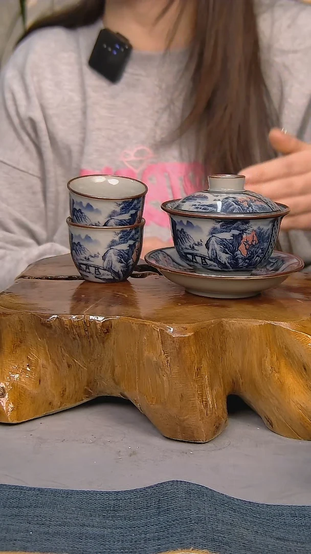 【闪购商品】简装家用款3件套 陶瓷家用茶具系列