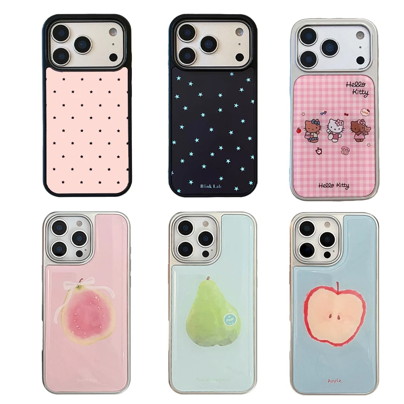 ins创意水果滴胶适用苹果17promax防摔手机壳15pro新款14高级男女