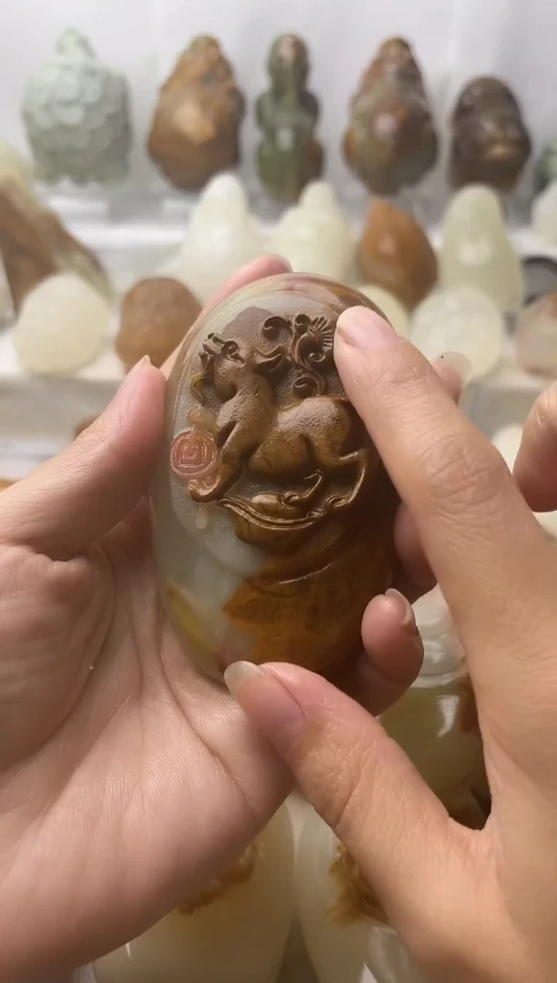 石材方解石棉纹正常不退换狗