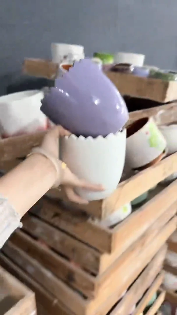 瑕疵陶瓷花盆+E77