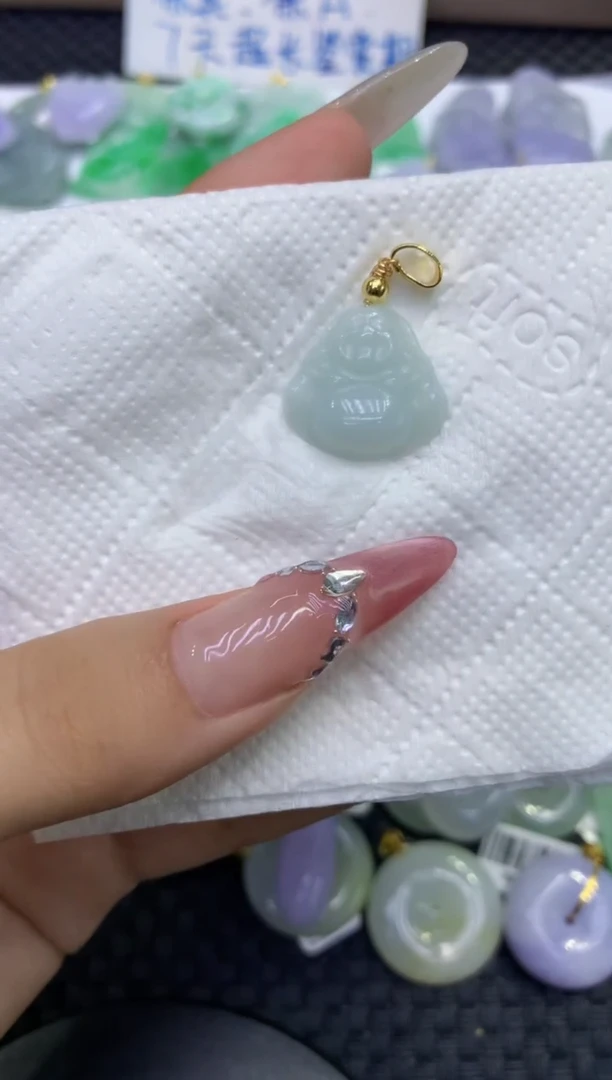 颈饰未镶嵌翡翠天然缅甸A货翡翠