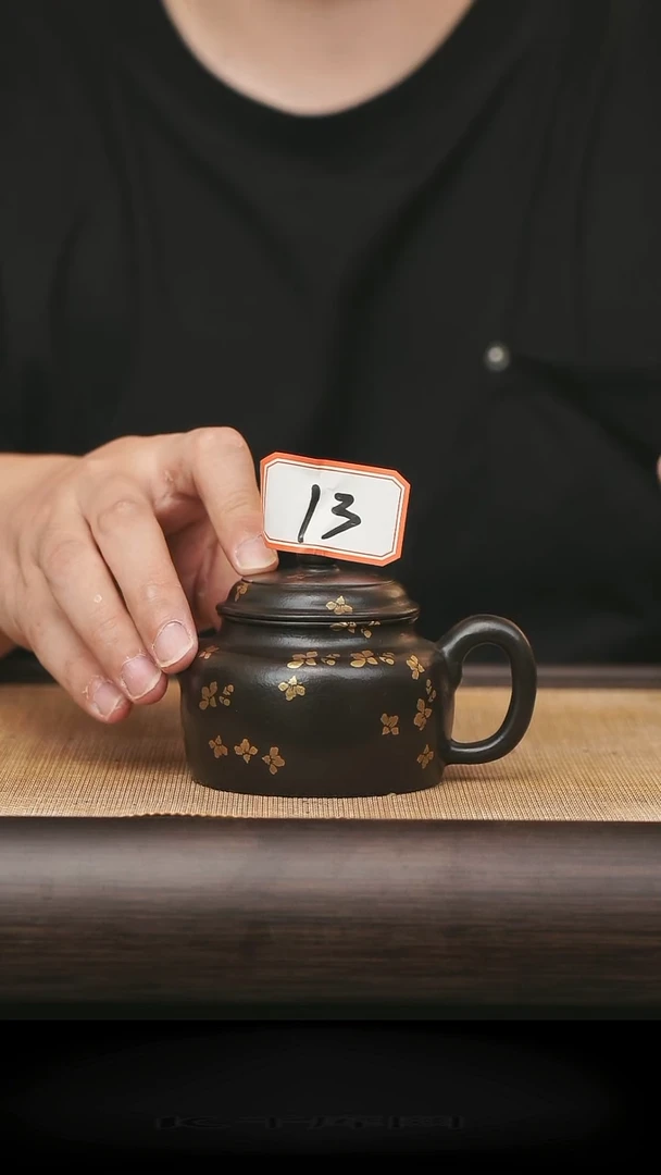 茶壶紫砂13号全手工制作紫砂壶