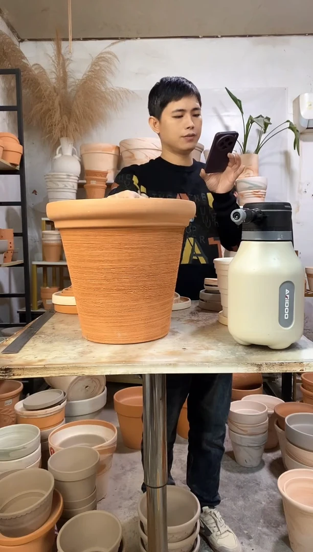 瑕疵无售后30*27红陶拉丝 1盆无托