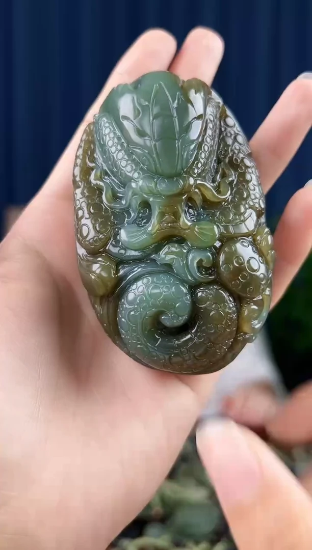 未镶嵌和田玉挂件拍一发一，