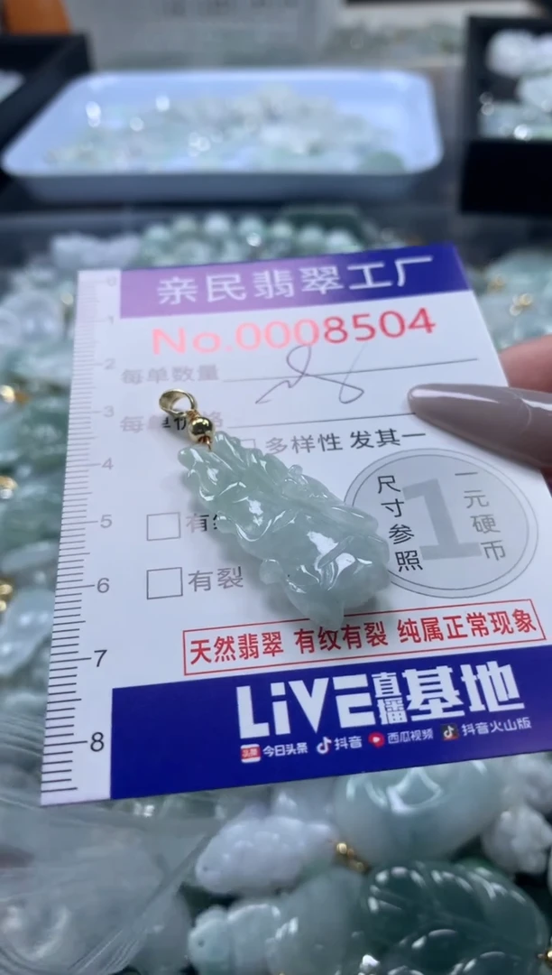 颈饰未镶嵌翡翠8504