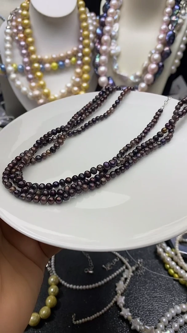 颈饰未镶嵌淡水珍珠人多人