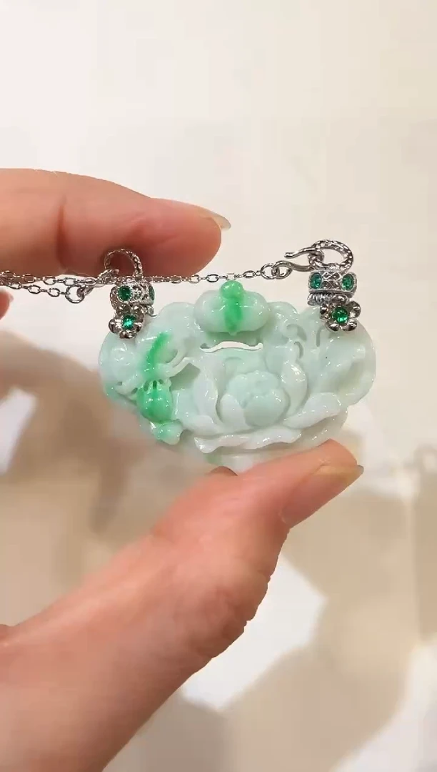 颈饰未镶嵌翡翠国风