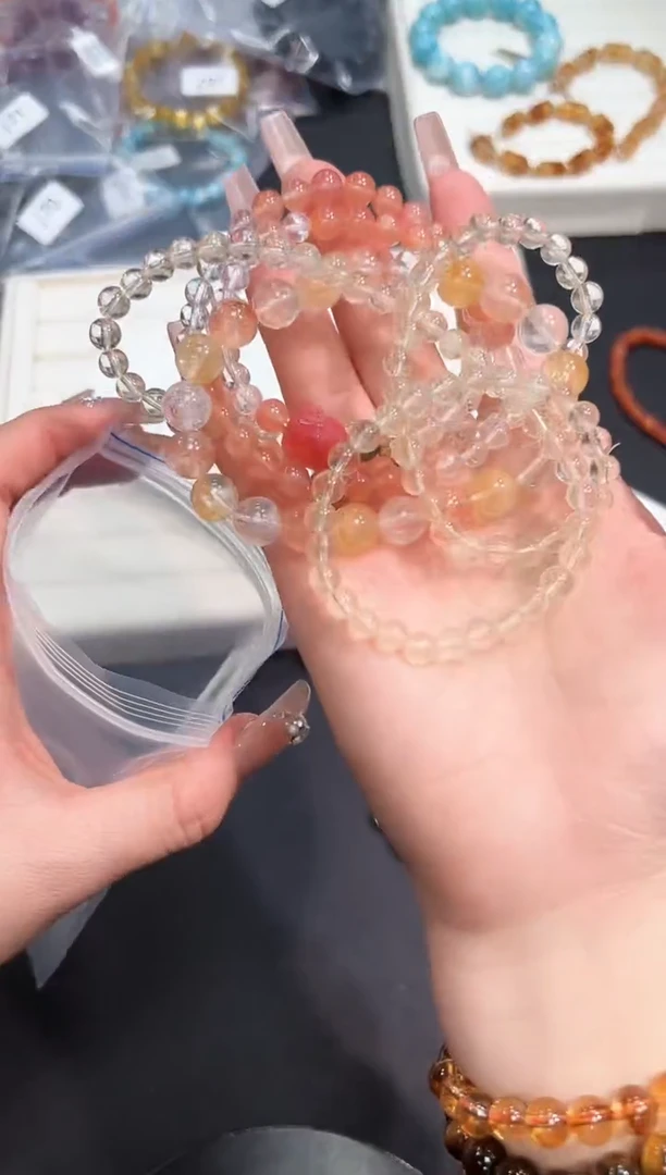 【闪购商品】水晶手串未镶嵌73j多样性发其一/1组默认微瑕