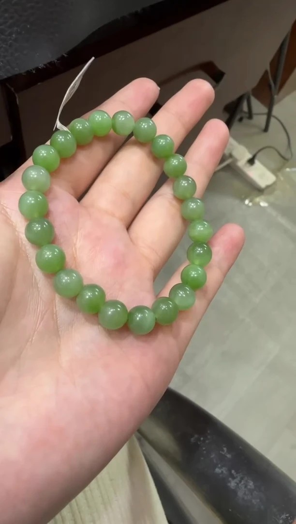 未镶嵌手串和田玉黑羊洞碧玉手串  （产地直发）
