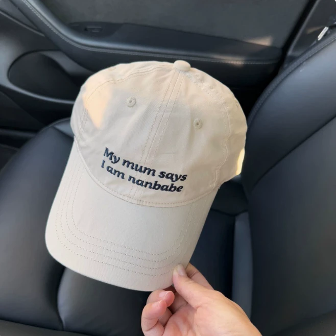 2025新品韩国小众复古棒球帽子男女宽帽檐显脸小水洗棉软顶鸭舌帽