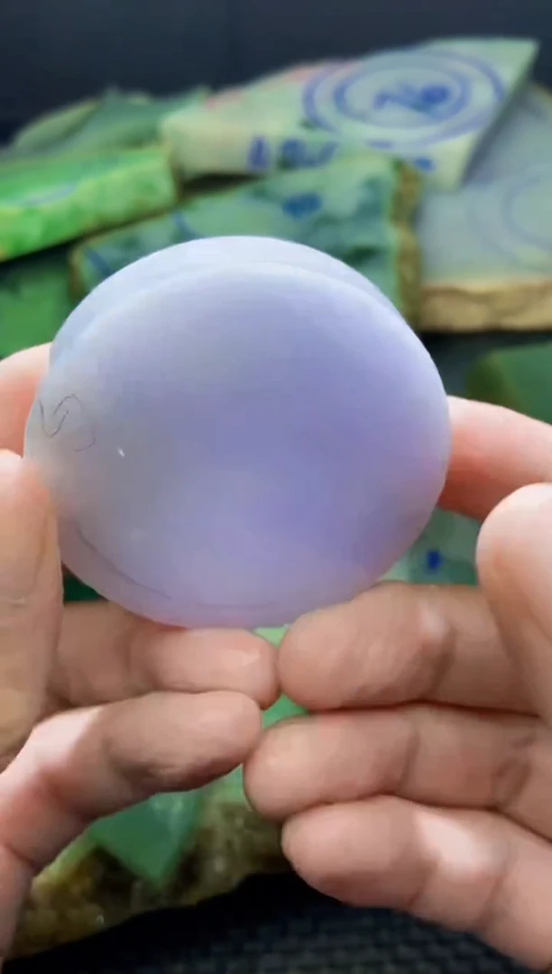 吊坠(不含链)未镶嵌翡翠缅甸翡翠镯心A货