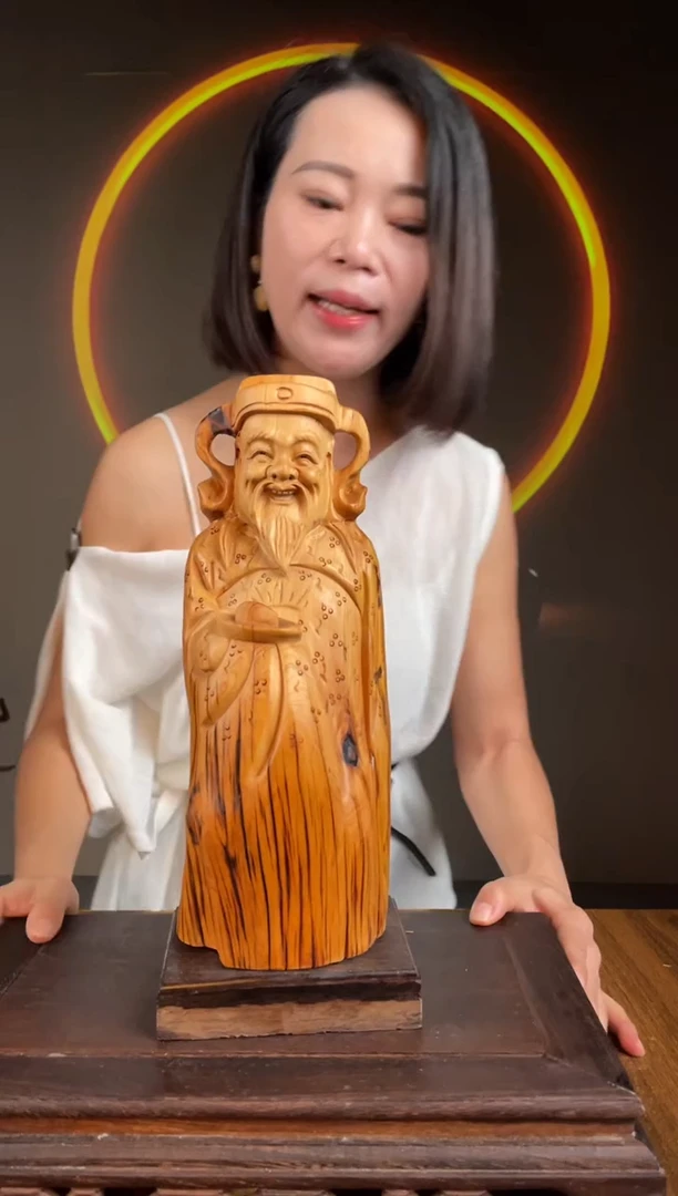 柏木（崖柏）手工摆件,先抢先得! 编号:43