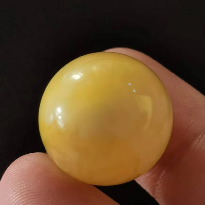 时尚饰品直播选购多样性DIY饰品发其一黄色圆珠12㎜1颗