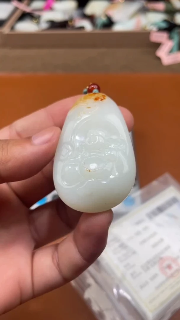 和田玉未镶嵌颈饰8.6LD多样性拍一发一21