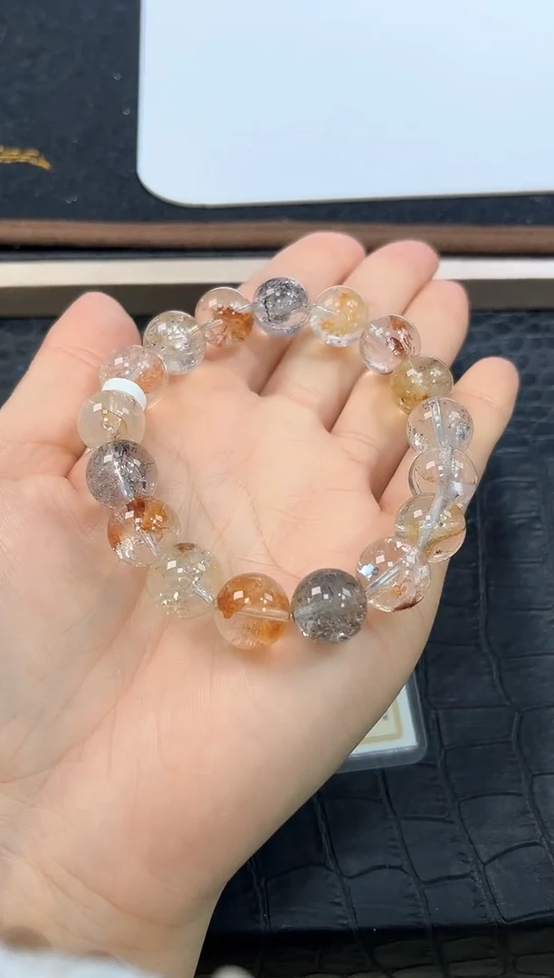 未镶嵌手链水晶67号胶花骸骨闪灵钻单圈12+mm