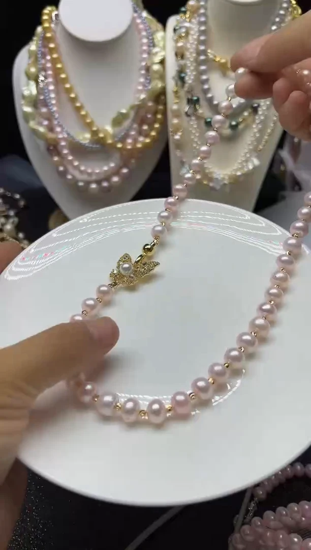 淡水珍珠未镶嵌颈饰多人