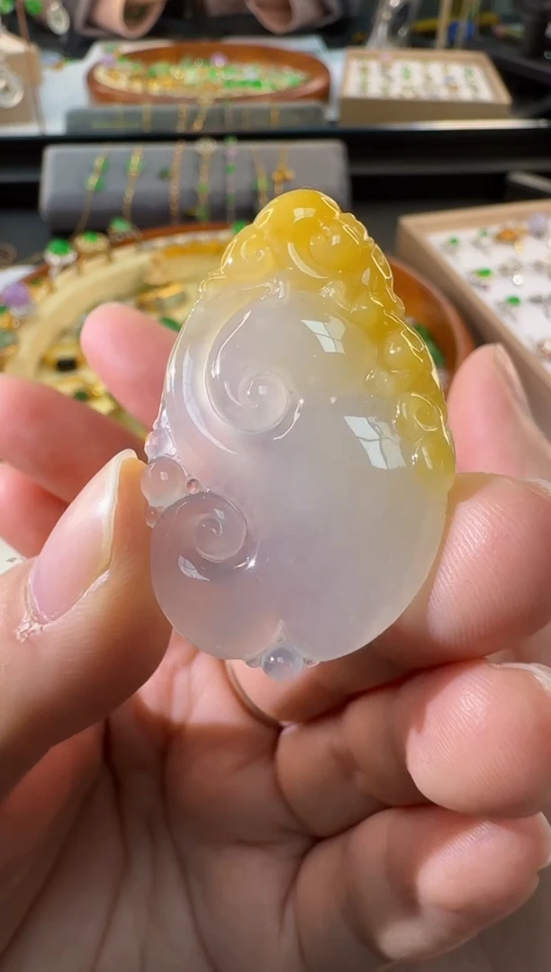 【闪购商品】翡翠颈饰未镶嵌缅甸翡翠A货吊坠