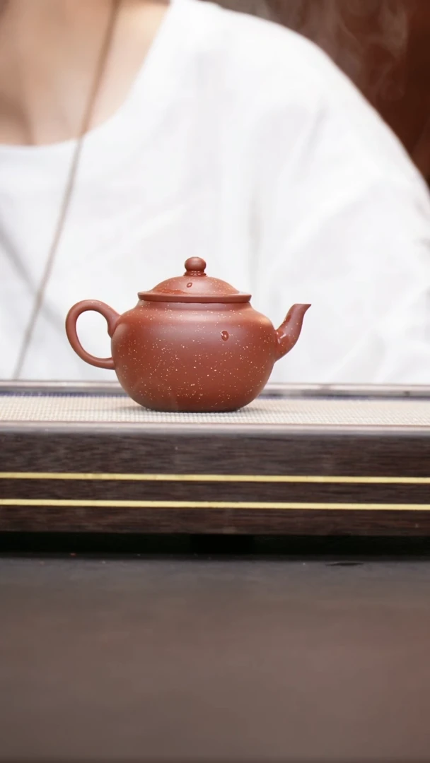 茶壶紫砂粗砂降坡 宫灯