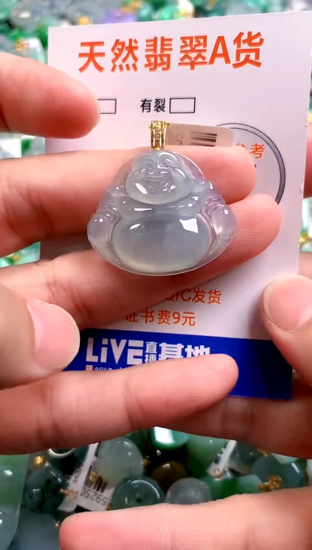 颈饰18K金镶嵌翡翠0482900415