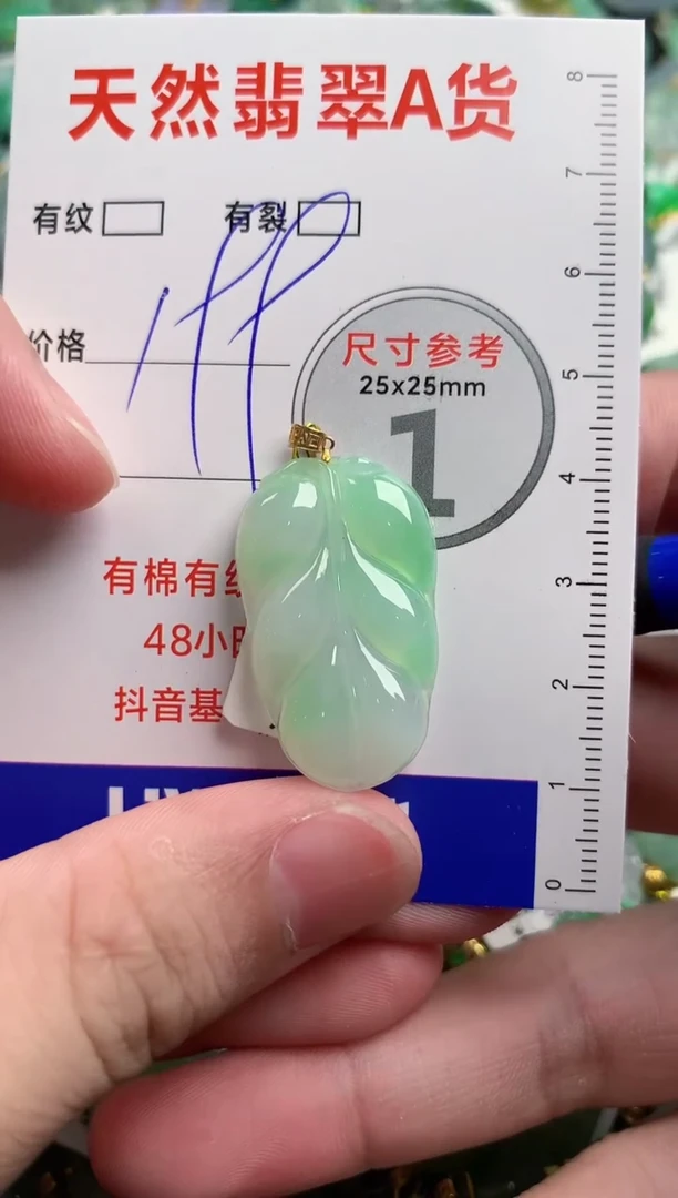 翡翠18K金镶嵌颈饰0012539062