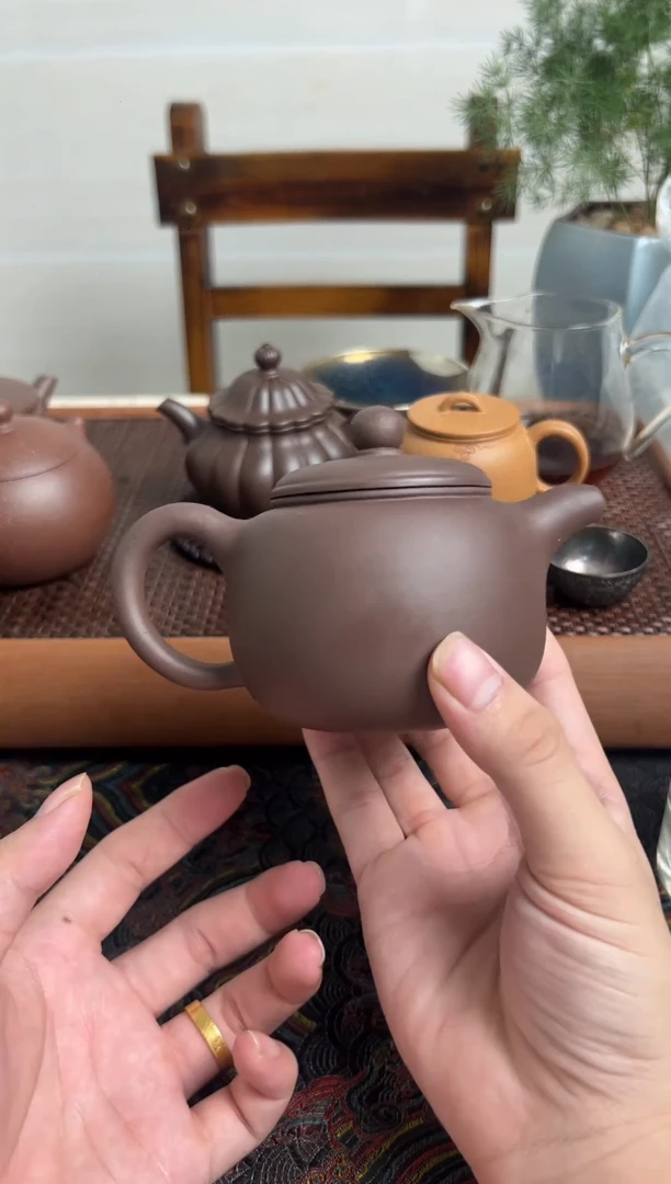 茶壶紫砂紫泥 匏樽  200cc