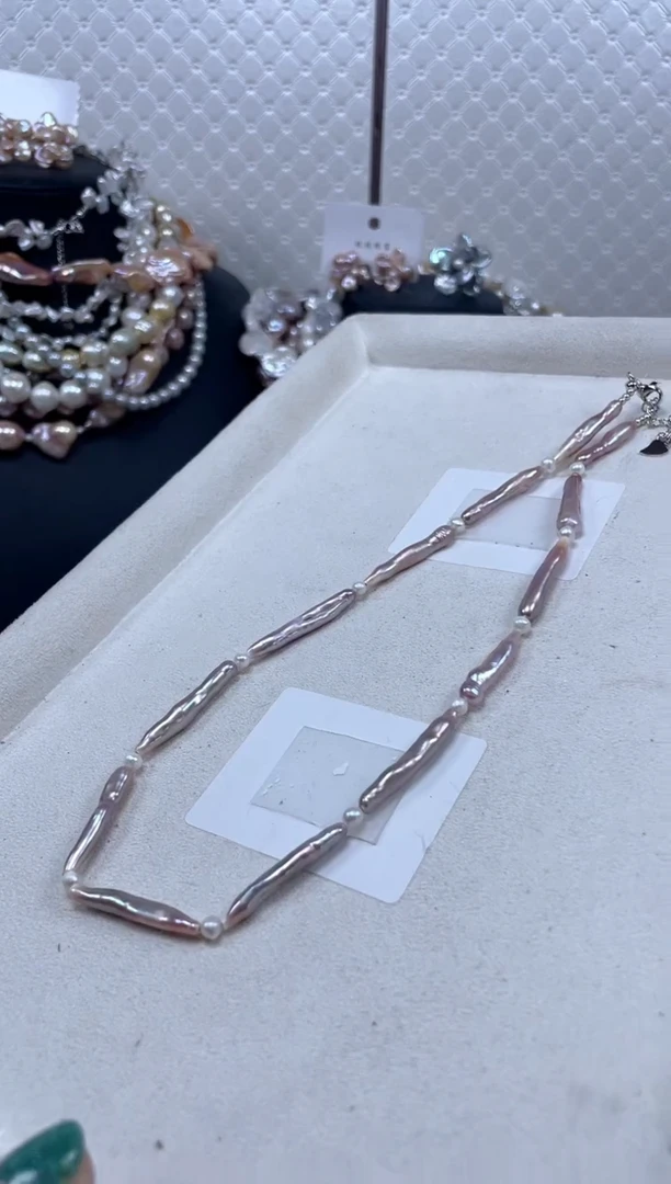 未镶嵌项链淡水珍珠【纯恬珍珠】（样性发货发一）