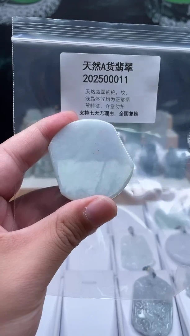 翡翠未镶嵌颈饰遥遥领衔06240025