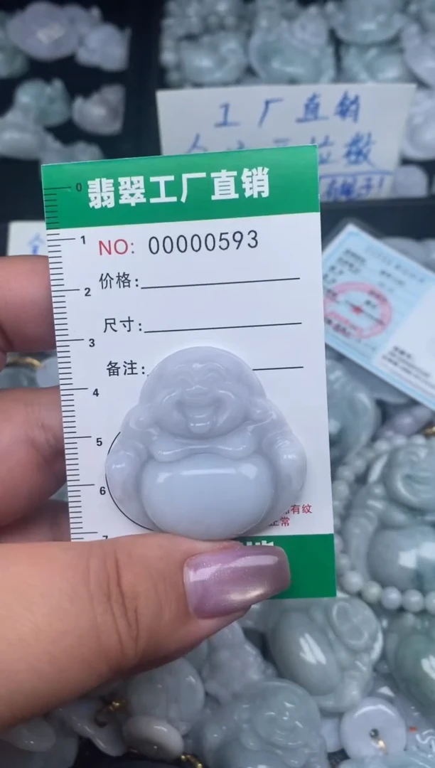 翡翠未镶嵌颈饰天然A货翡翠0593
