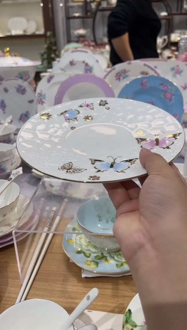 45%以上骨粉骨瓷8英寸平盘