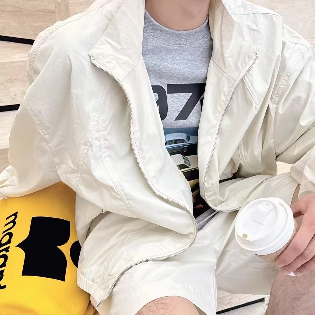 Alex-2025春季薄款三色夹克外套