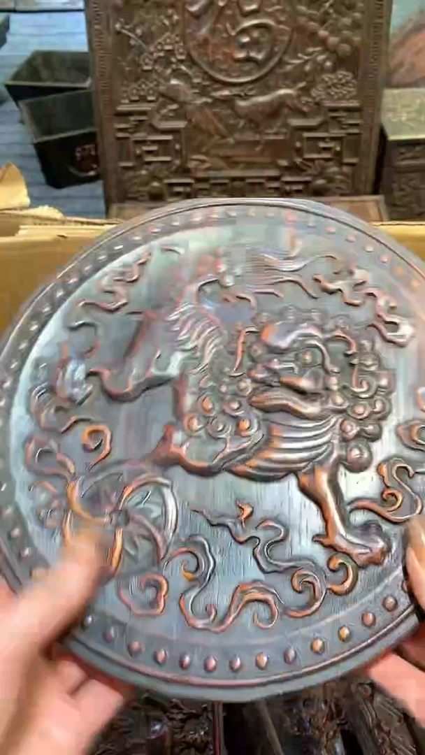 木紫檀雕刻一物一拍
