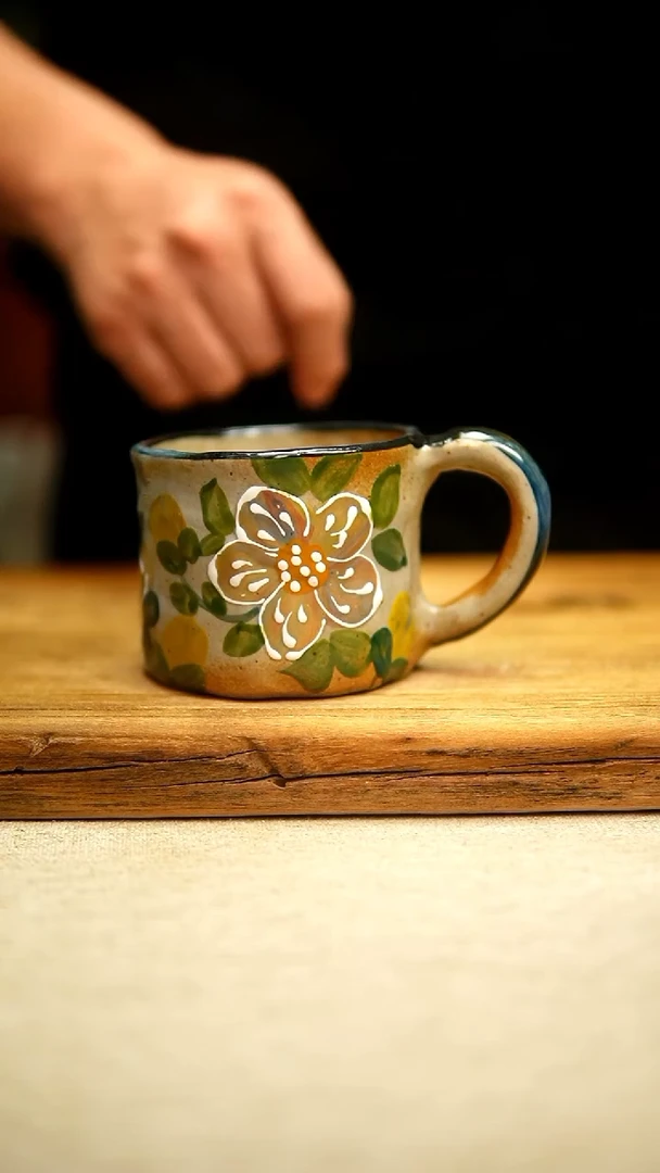 @@陶园瓷舍@@纯手工手绘@高温釉下彩