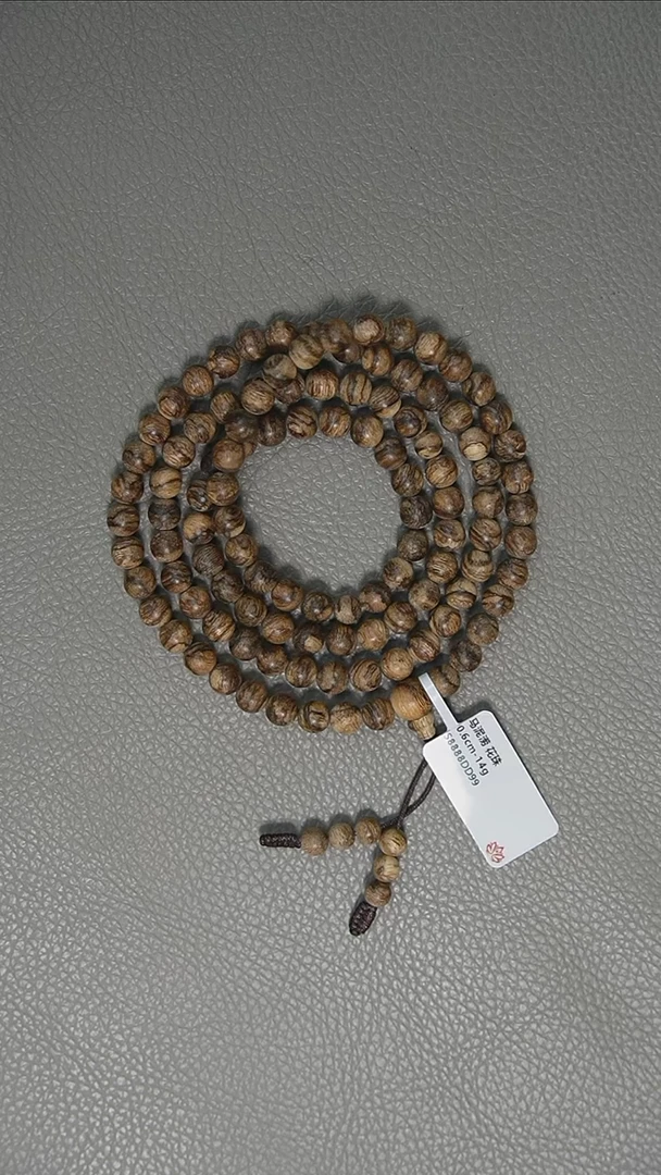 沉香手串0.6-14g正区马泥涝花珠老料