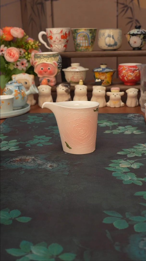 壹心  仙女粉玫瑰公道杯