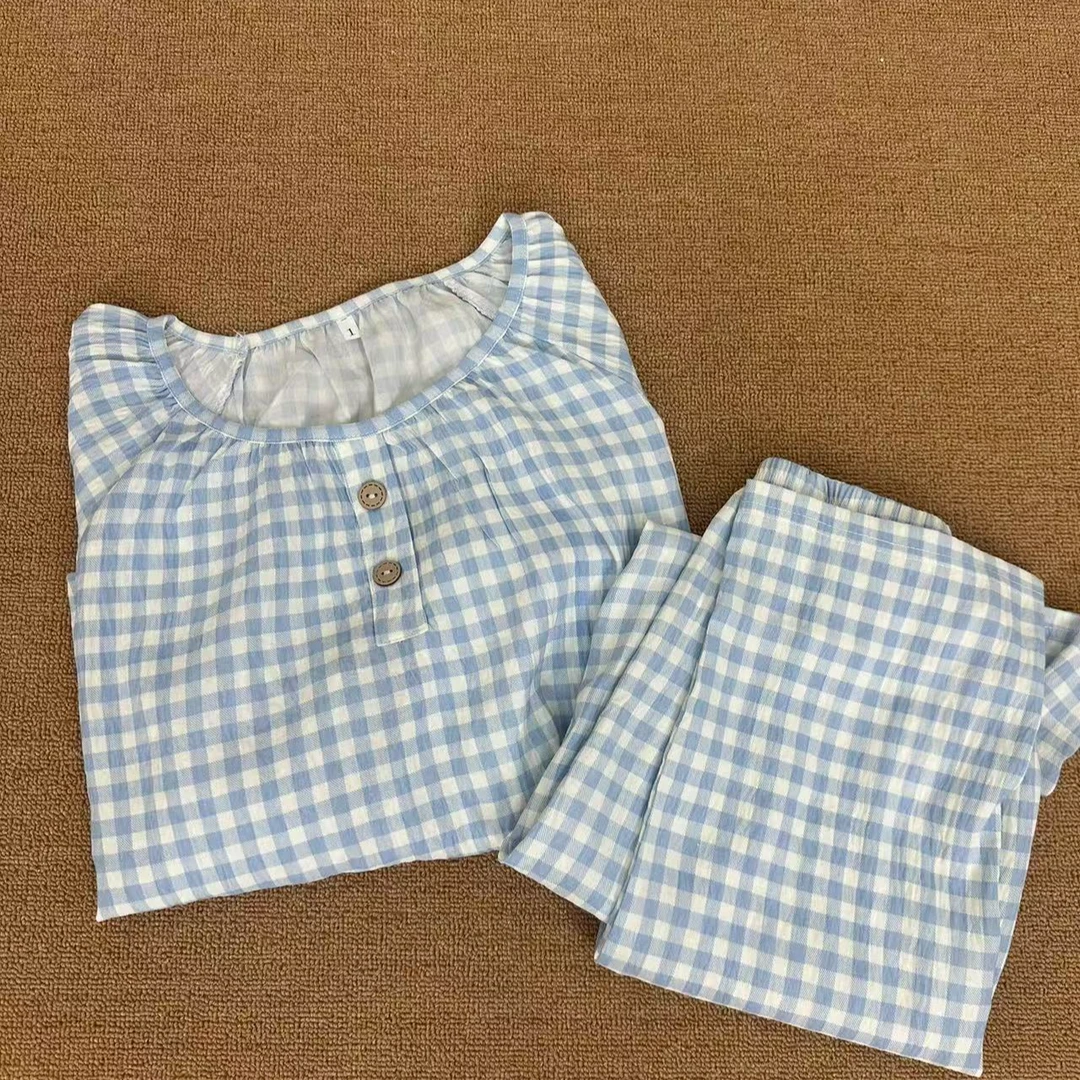 小个子睡衣女两件套云朵棉夏季家居服