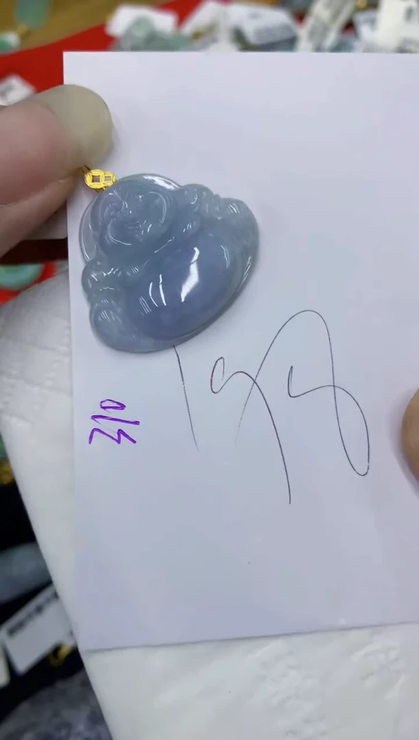 翡翠18K金镶嵌颈饰111111111111