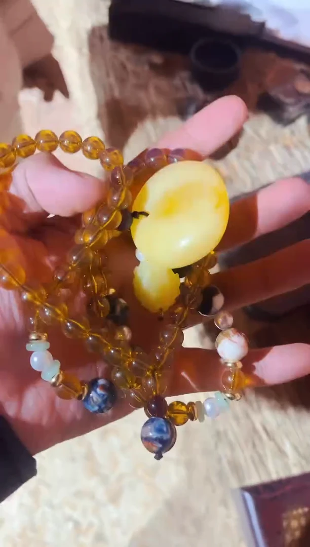 【闪购商品】蜜蜡颈饰未镶嵌硕弟弟精品精选链接23