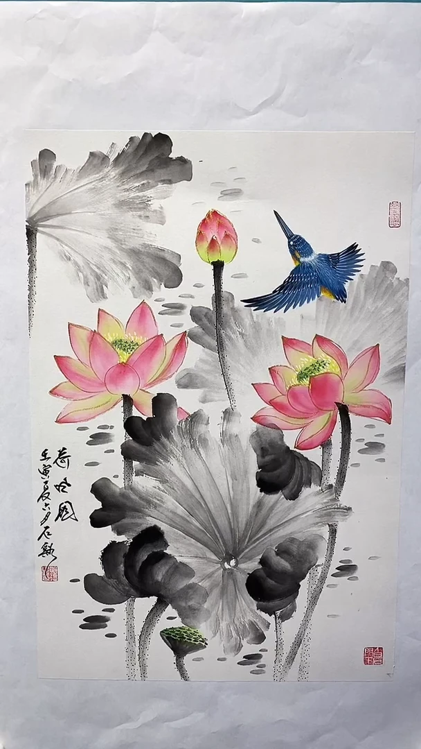 国画画都展厅明德老师国画作品1