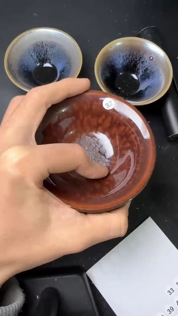 【闪购商品】茶盏建窑建盏微瑕茶器32