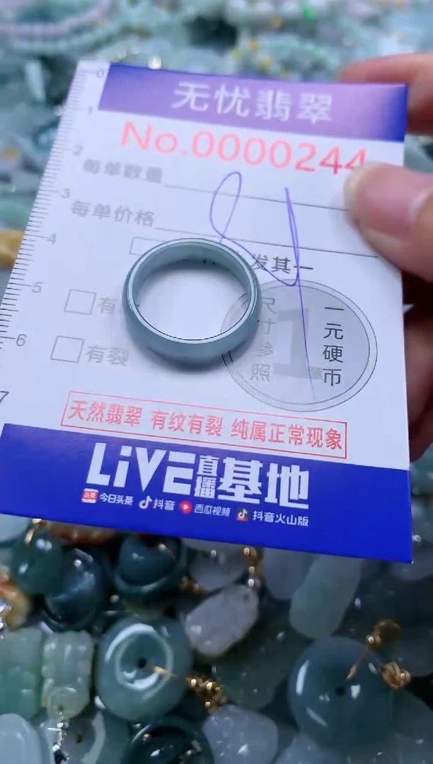翡翠未镶嵌吊坠(不含链)244