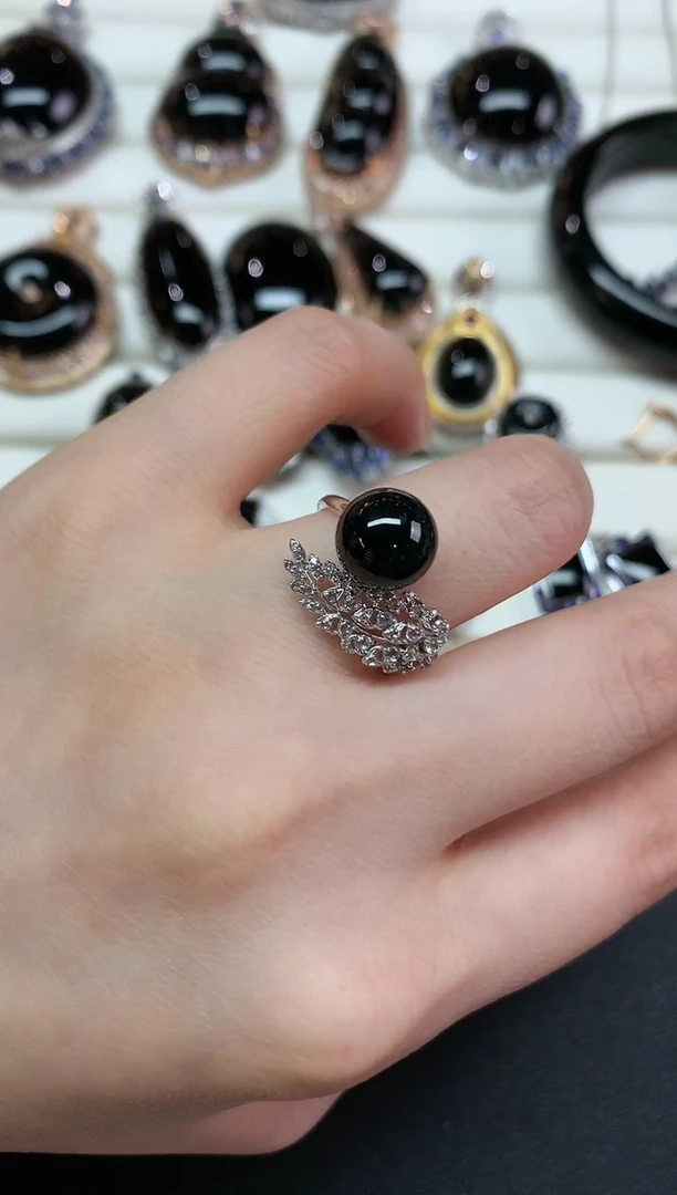 翡翠戒指18K金镶嵌D102|3500