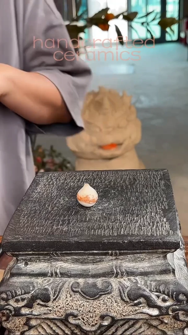 手工陶瓷拇指小瓶陶瓷