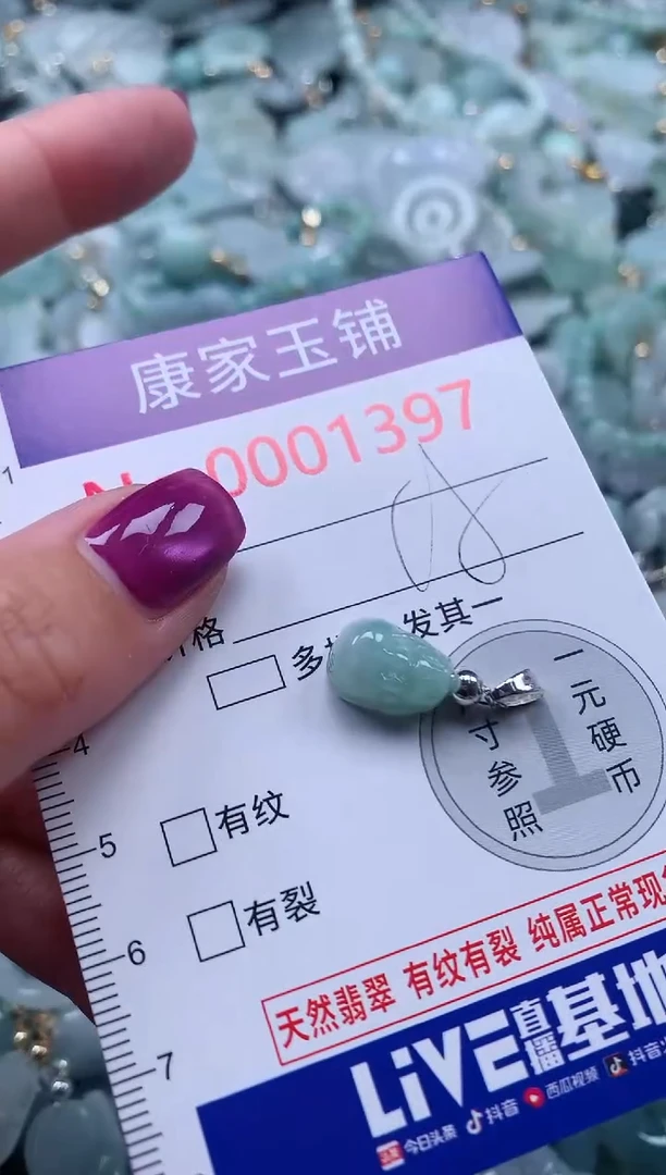 颈饰未镶嵌翡翠1397