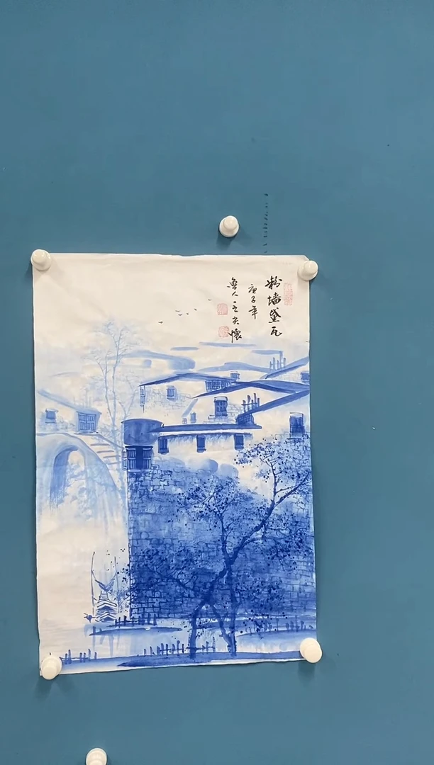 【闪购商品】国画2.3-王夫怀-四尺三开41
