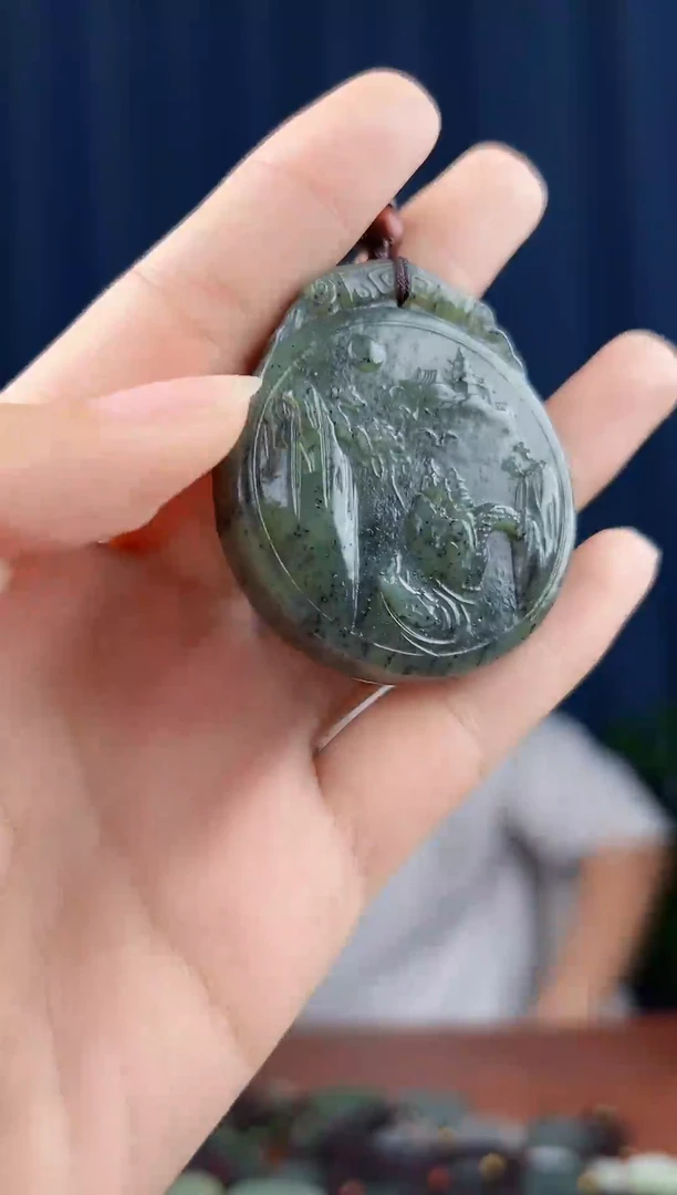 未镶嵌和田玉挂件拍一发一，多样性发货